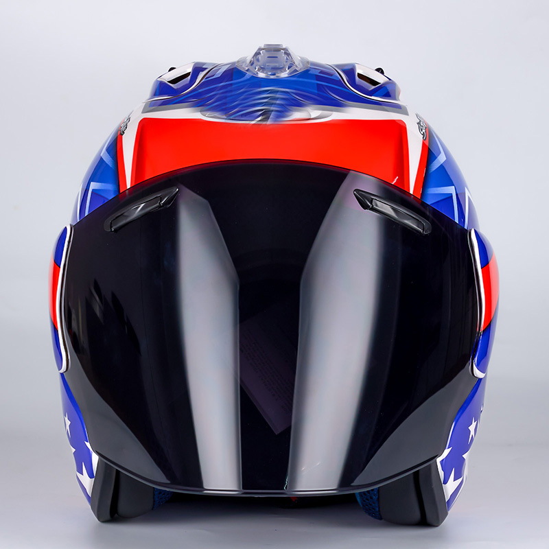 Damen und Herren Schutz Racing Sommerhelm Casque Casco – Bild 6