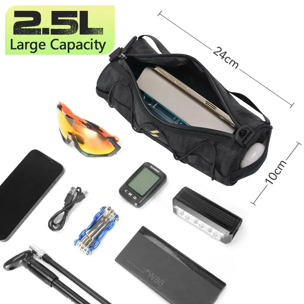 NEWBOLER Neue Lenkertasche Fahrradtaschen Rahmen Packtasche – Bild 5