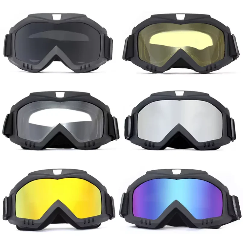 Winddichte HD-Motorradbrille für Outdoor-Sportarten, Sonnenbrille, Brillen für Reiten, Motocross, Ski, Sommer