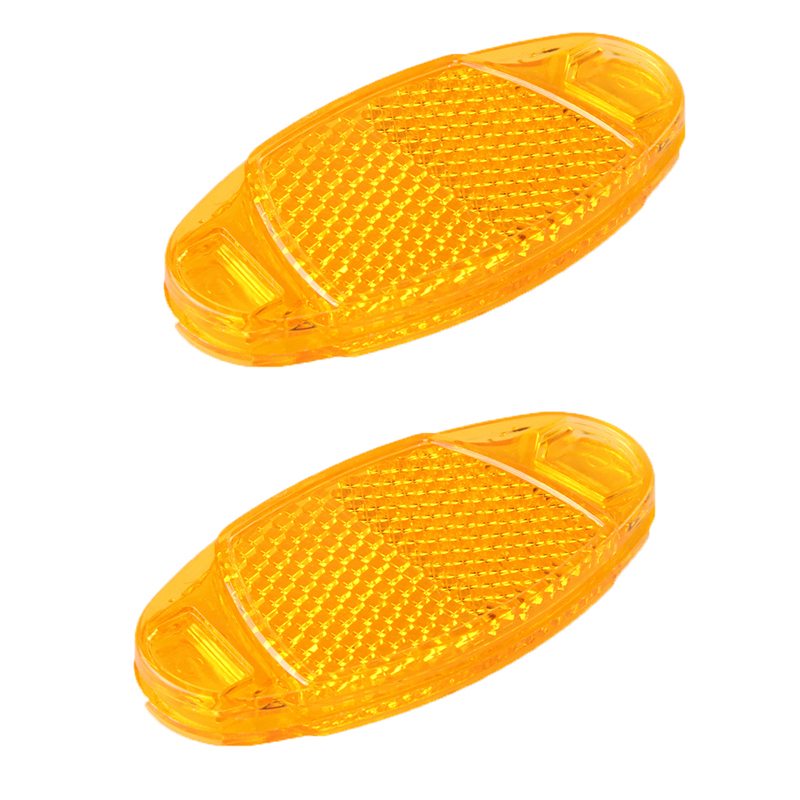 1 Paar Rennrad-Sicherheitsreflektoren, Speichen-Reflektoren für MTB-Fahrradfelgen, Reflektierende Clips