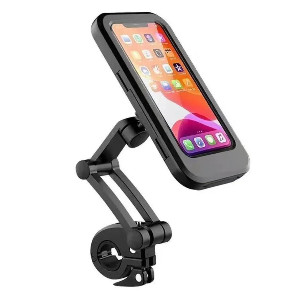 Wasserdichte Motorrad-Handyhalterung GPS 360 ° Schwenkbarer – Image 3