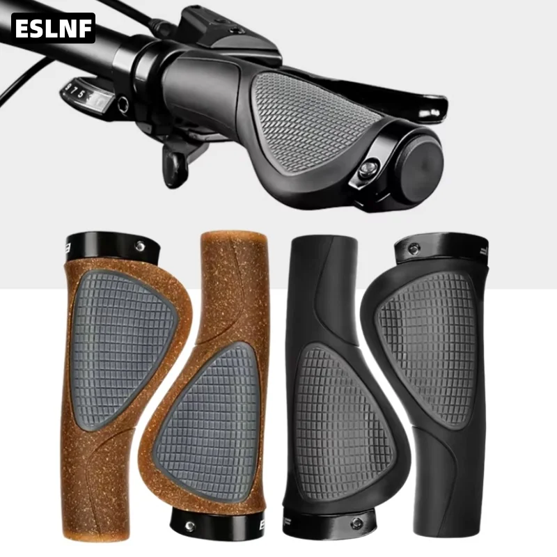 Doppelt verriegelbare Fahrradlenkergriffe, ergonomisch, stoßdämpfend, rutschfest, MTB-Lenkerüberzug