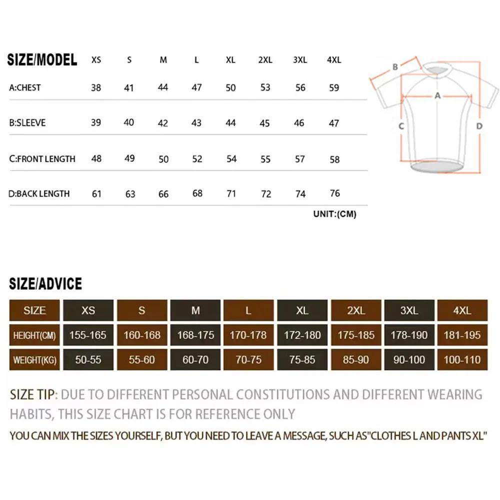 Herren-Radsportbekleidung Sommer Kurzarm-Radtrikot Maillot Ciclismo – Image 6