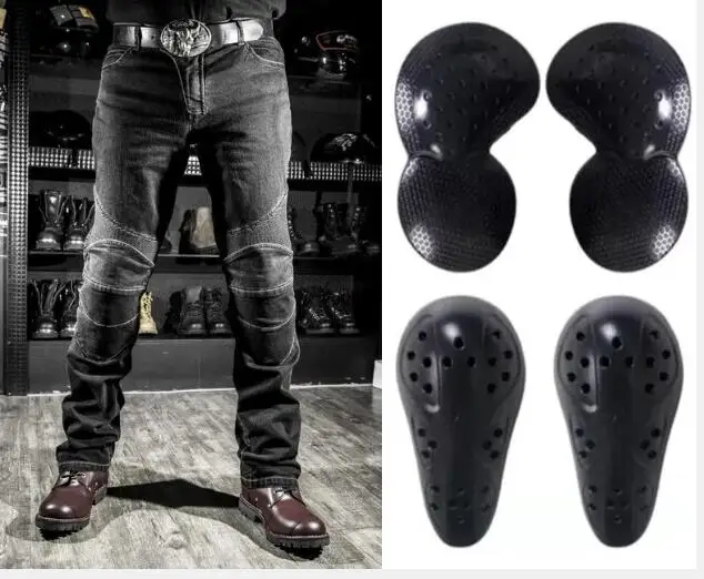 KOMINE Motorrad-Offroad-Hose/Motorrad-Rennhose/Ritterhose Motorradbekleidung mit Schutz M