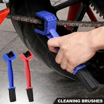 17,5 CM Motorrad Fahrrad Kette Waschmaschine Pinsel Felge Pflege Reifen Reinigung Fahrrad Getriebe Kette