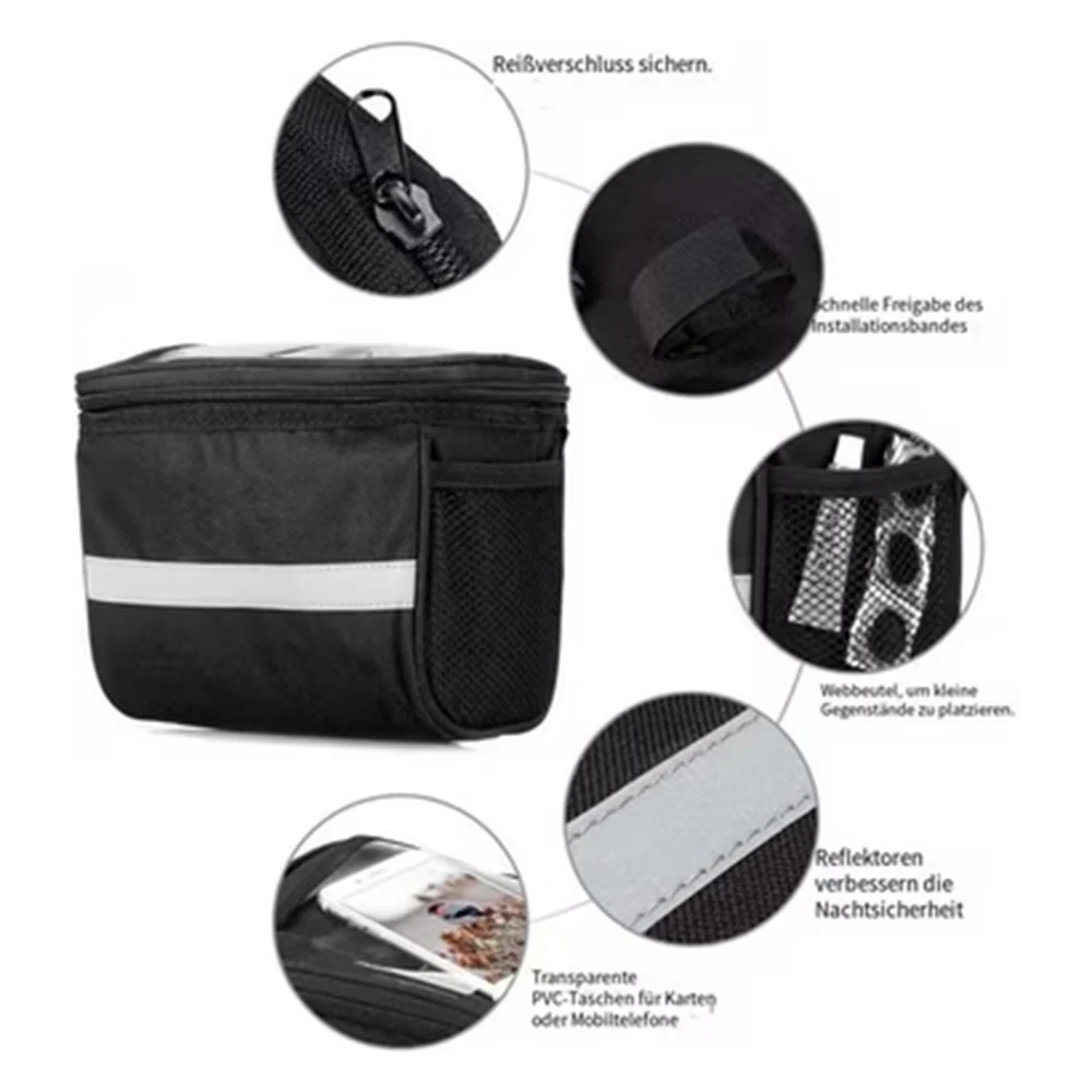 Fahrrad Tasche MTB Fahrrad Lenker Taschen Multifunktions Rahmen – Bild 4