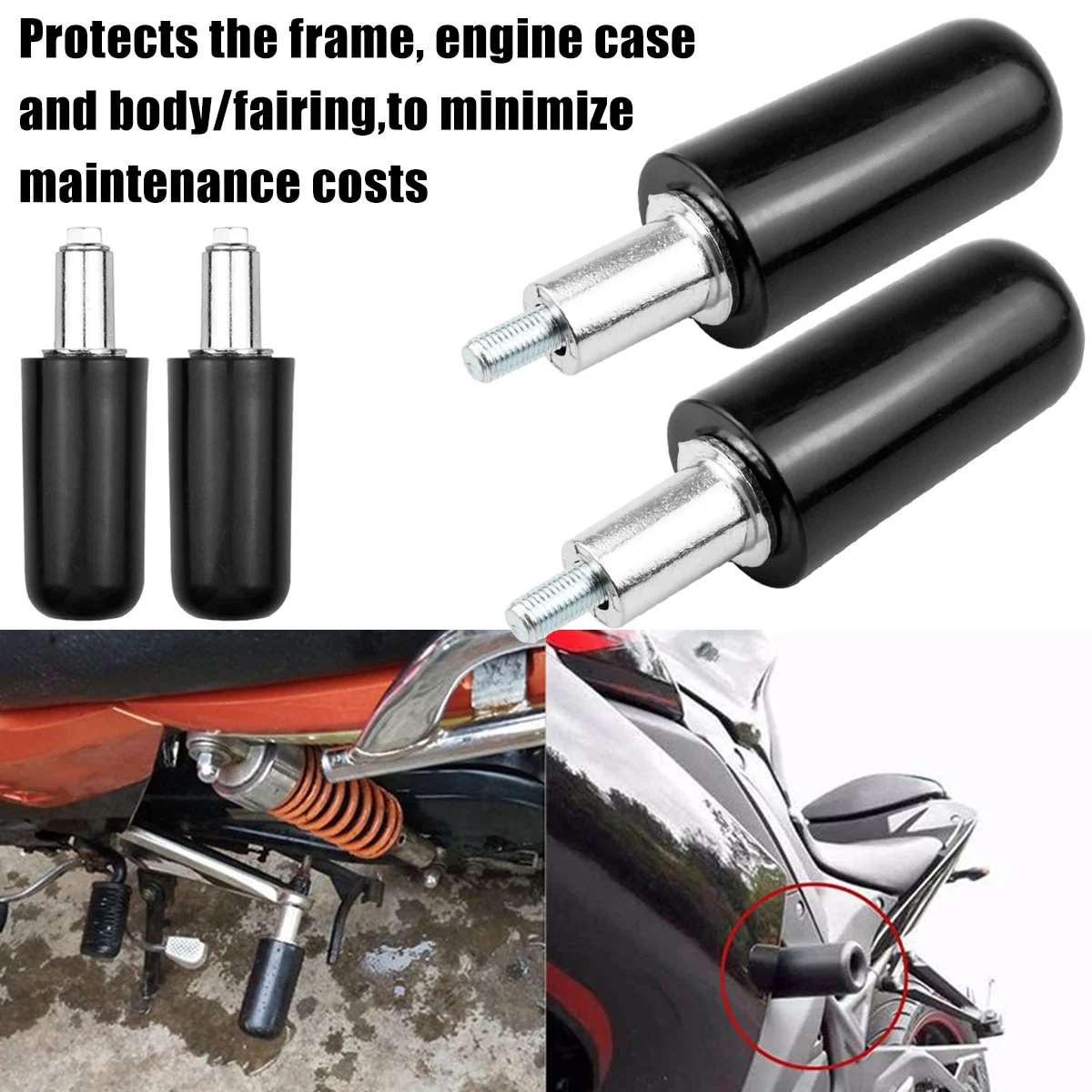 Motorrad Rahmen Sliders Universal Anti Crash Protector Rahmen Sliders – Image 3