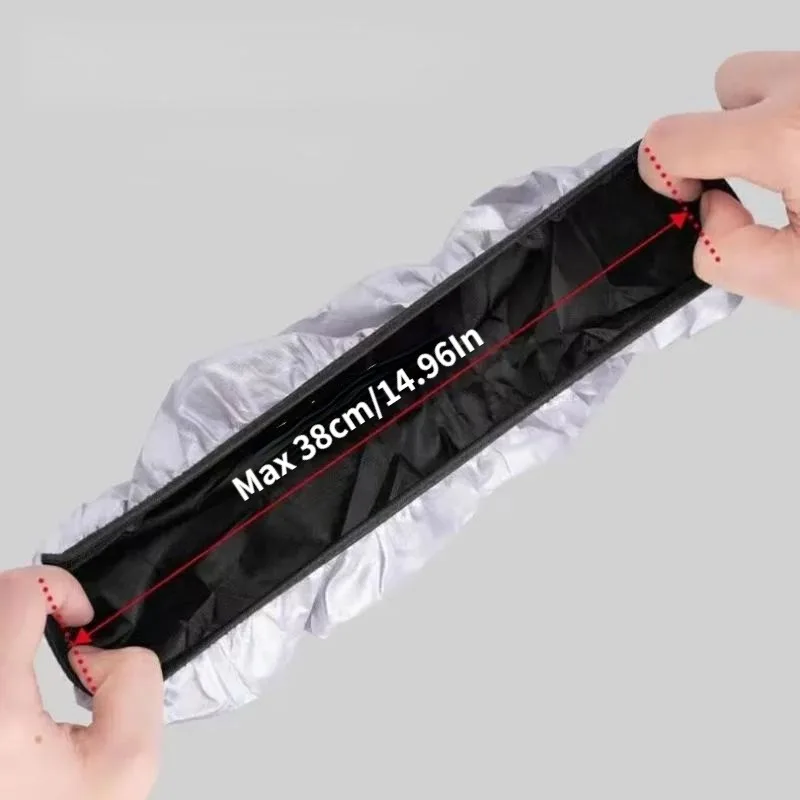 Outdoor Fahrrads attel Regenschutz Fahrrad Sitzkissen PVC (2 Stück) – Image 3