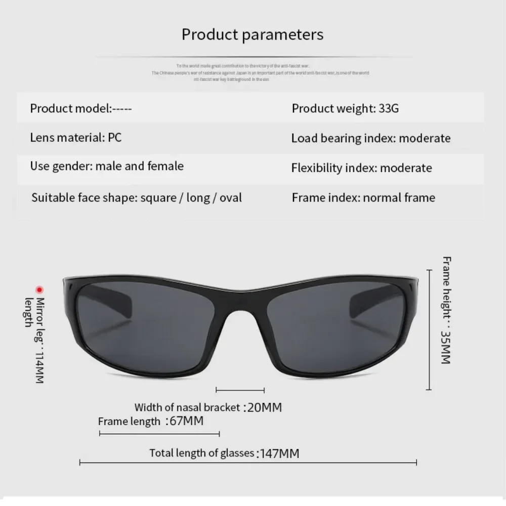 Mode Radfahren Gläser Sonnenbrille Polarisierte Männer Frauen – Image 4