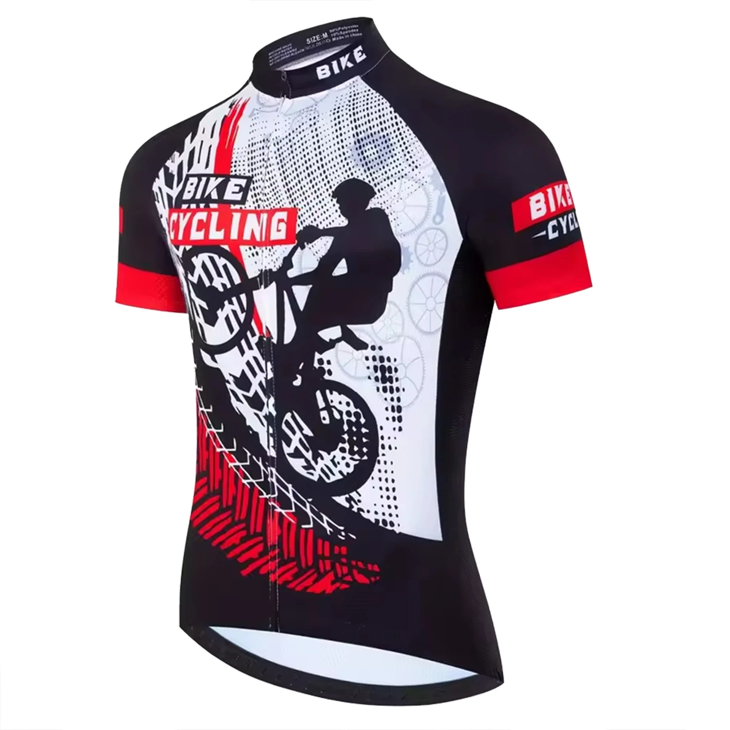 Herren Kurzarm-Fahrradtrikot Sommer-Radsport MTB Bike T-Shirt – Immagine 5