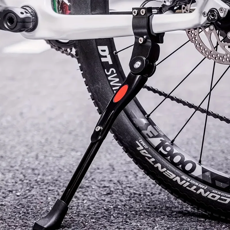 Fahrrad-Seitenständer Verstellbarer Aluminium-Fahrradständer Parkstütze MTB Mountainbike-Zubehör Ständer