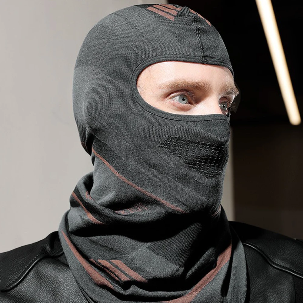 Sport Winter Thermal Radfahren Gesichtsmaske Sturmhaube Kopfbedeckung – Immagine 4