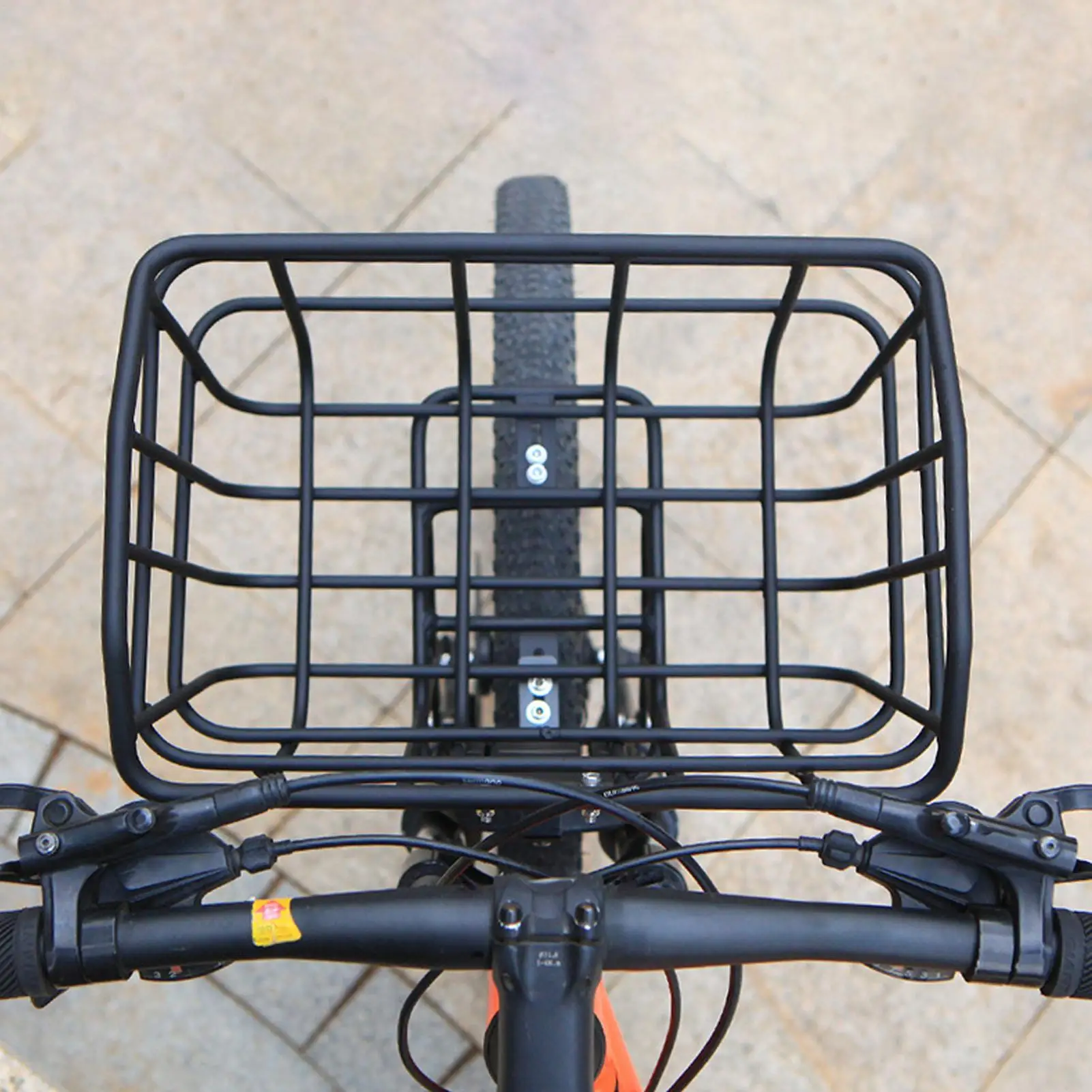Fahrradkorb vorne Lenkerkorb langlebig Eisendraht Korb Fahrrad – Image 4