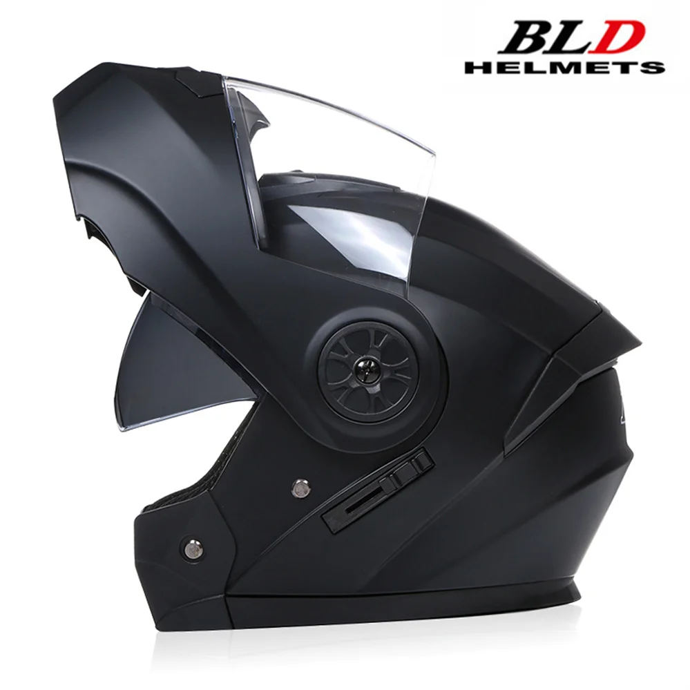 Personalisierter Full Face Casco Flip Up Motocross Racing Motorradhelm Sicherheit Downhill Modular Männer
