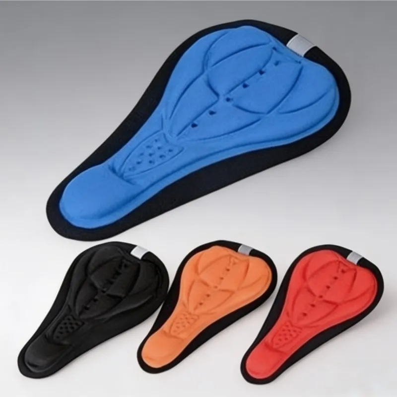 Fahrrad 3D-Sitzbezug Fahrrad-Silikon-Gel-Sattelkissen Gepolstertes Weiches Kissen Komfort EVA