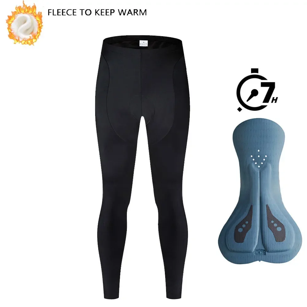 Herren Winter Thermal Fleece Mountainbike Radfahren Trägerhose – Image 3