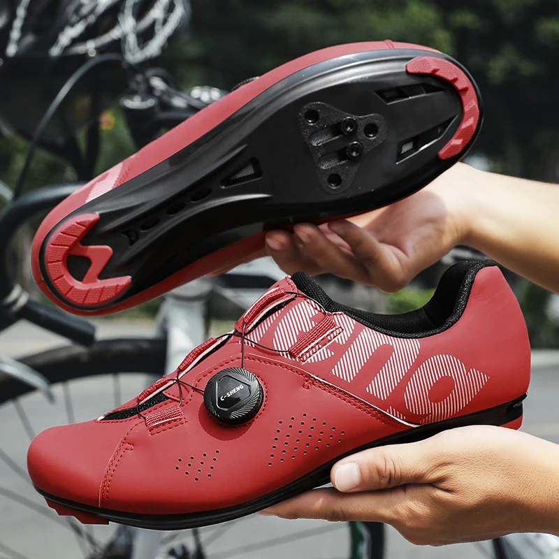 Herren-Radschuhe MTB Rennrad-Sneaker mit Klettverschluss – Immagine 3