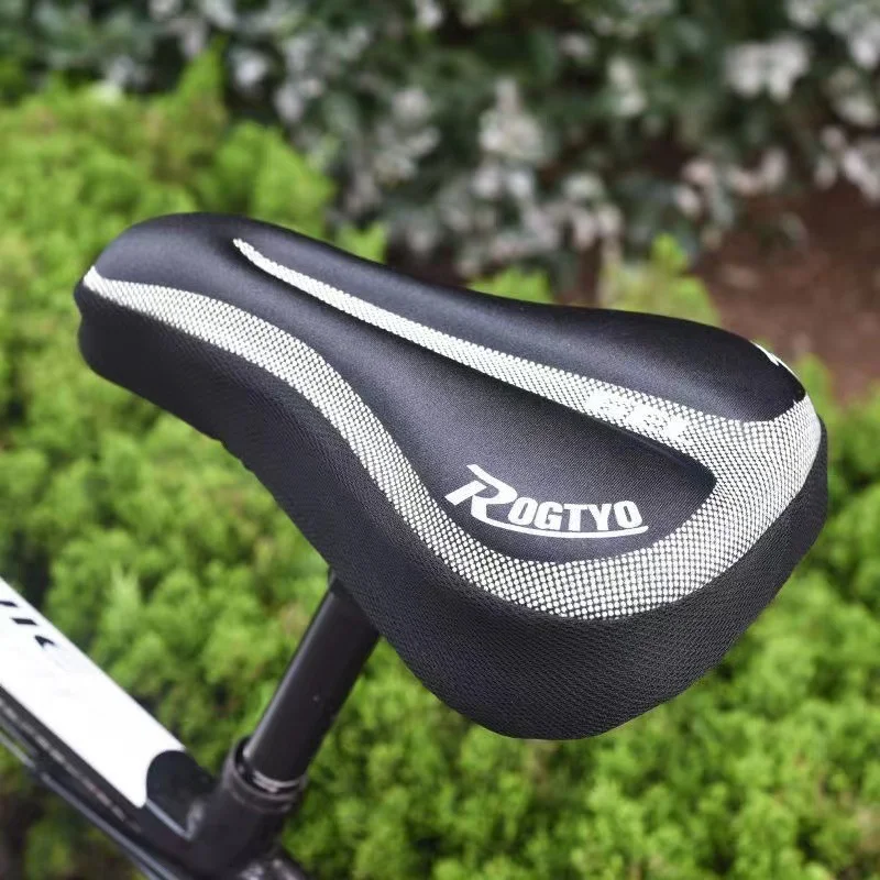 Silikon Fahrrad Sattel Abdeckung Weiche Verdickte Mountainbike Fahrrad – Bild 6