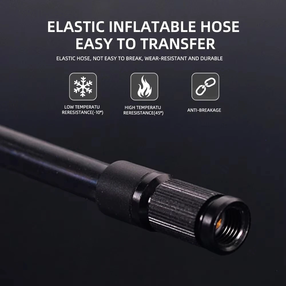 OFFBONDAGE Mini Elektrische Luftpumpe Fahrrad Tragbarer Digitaler – Bild 5