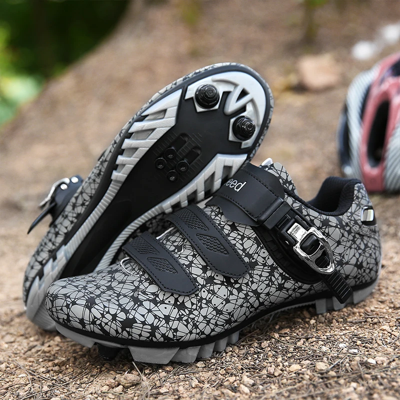 Herren Radsportschuhe Rennrad-Sneaker mit Cleats Selbstverriegelnde – Image 4