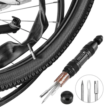 Reifenreparatur-Set für Schlauchlose Reifen von Fahrrad, Roller und Motorrad mit 5 Stück/Set