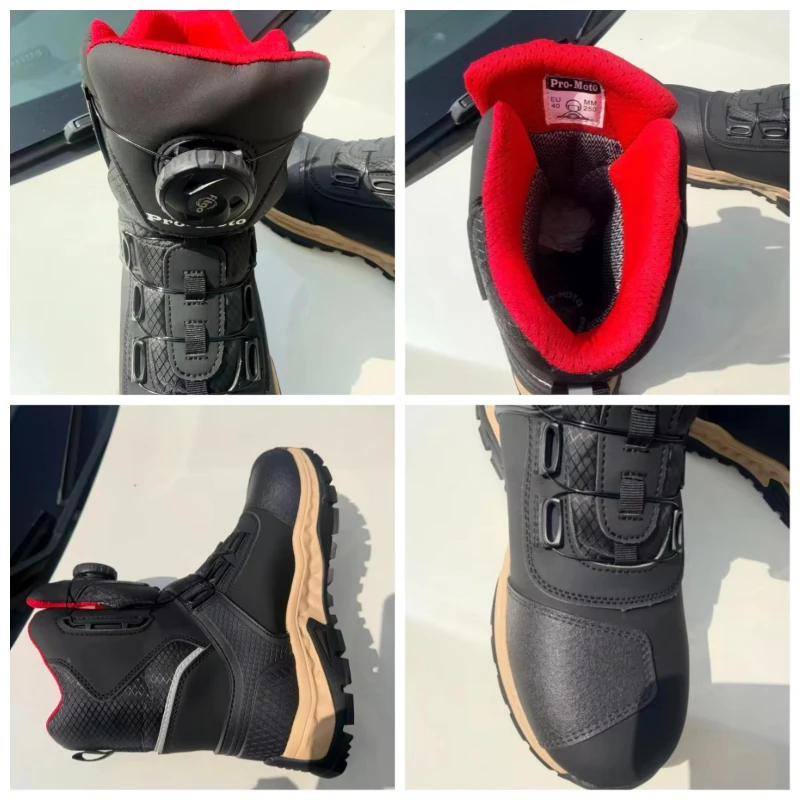 Hots Motorradstiefel für Herren, wasserdicht, atmungsaktiv – Image 5