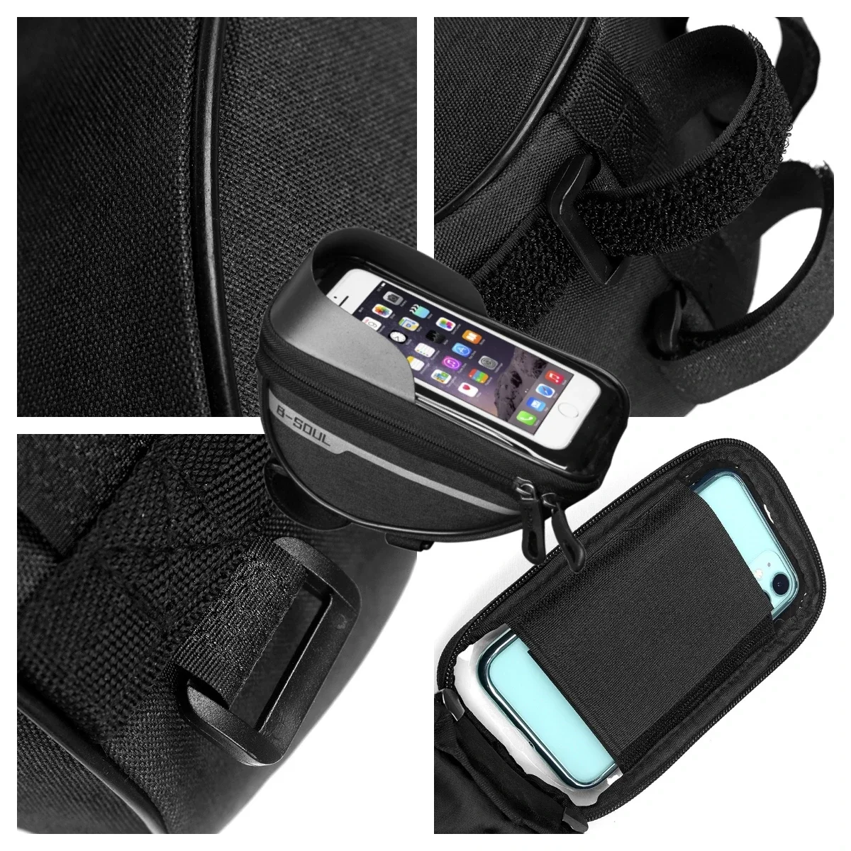 Fahrradtasche 1L Rahmen-Vordertasche Oberrohr-Fahrradtasche – Bild 4