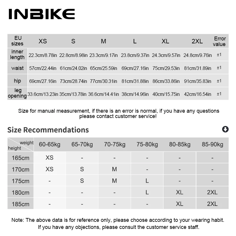 INBIKE Herren Radfahren Trägerhose 3D Gepolsterte MTB Bike Shorts – Image 6