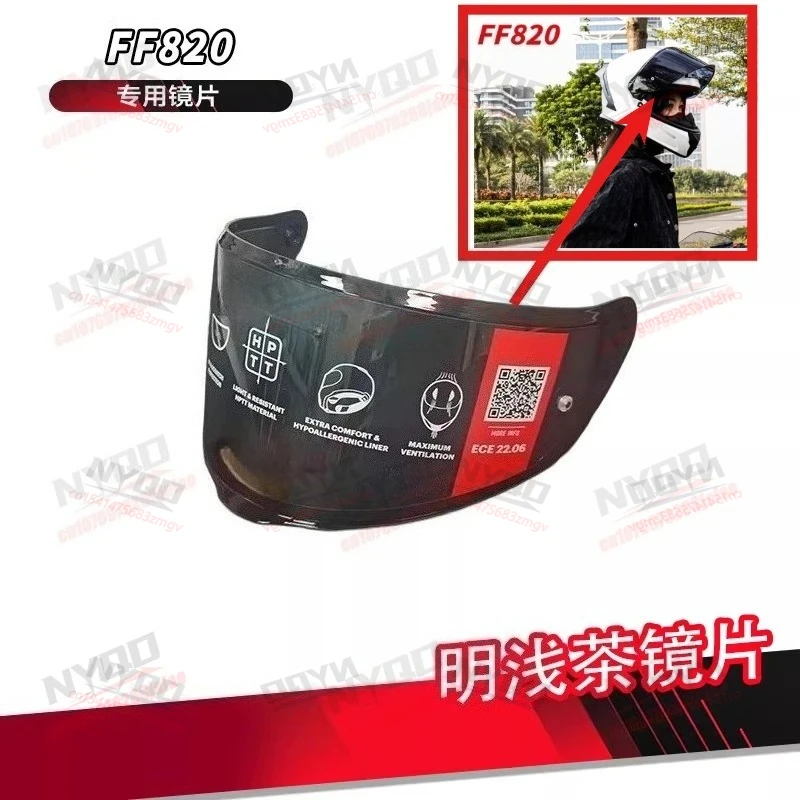Motorradhelm-Visier für LS2 FF820 RAPID III Helm Spoiler Ersatz – Immagine 5