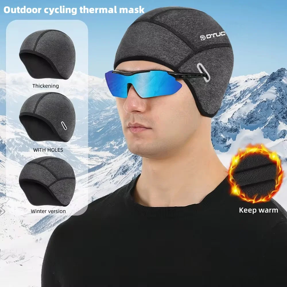 Winterwarme Fahrradmütze mit Fleece-Futter und Ohrenschutz – Image 3