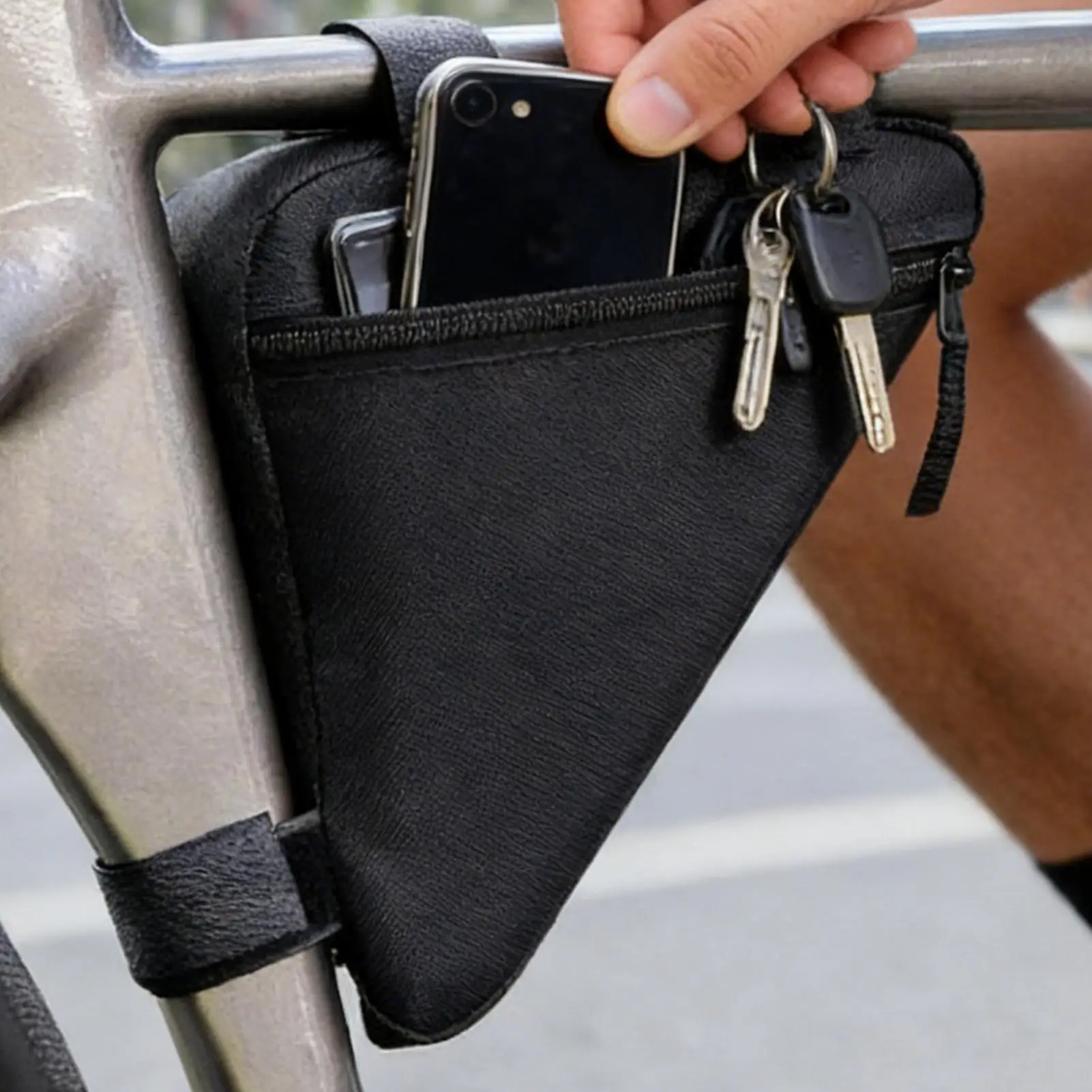 Fahrradrahmen-Aufbewahrungstasche Dreieckige Fahrradhalterungstasche – Bild 4