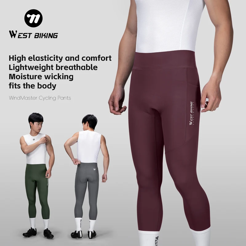 Sommer-Radhose/Trägerhose, gepolsterte Strumpfhose mit Tasche – Immagine 4