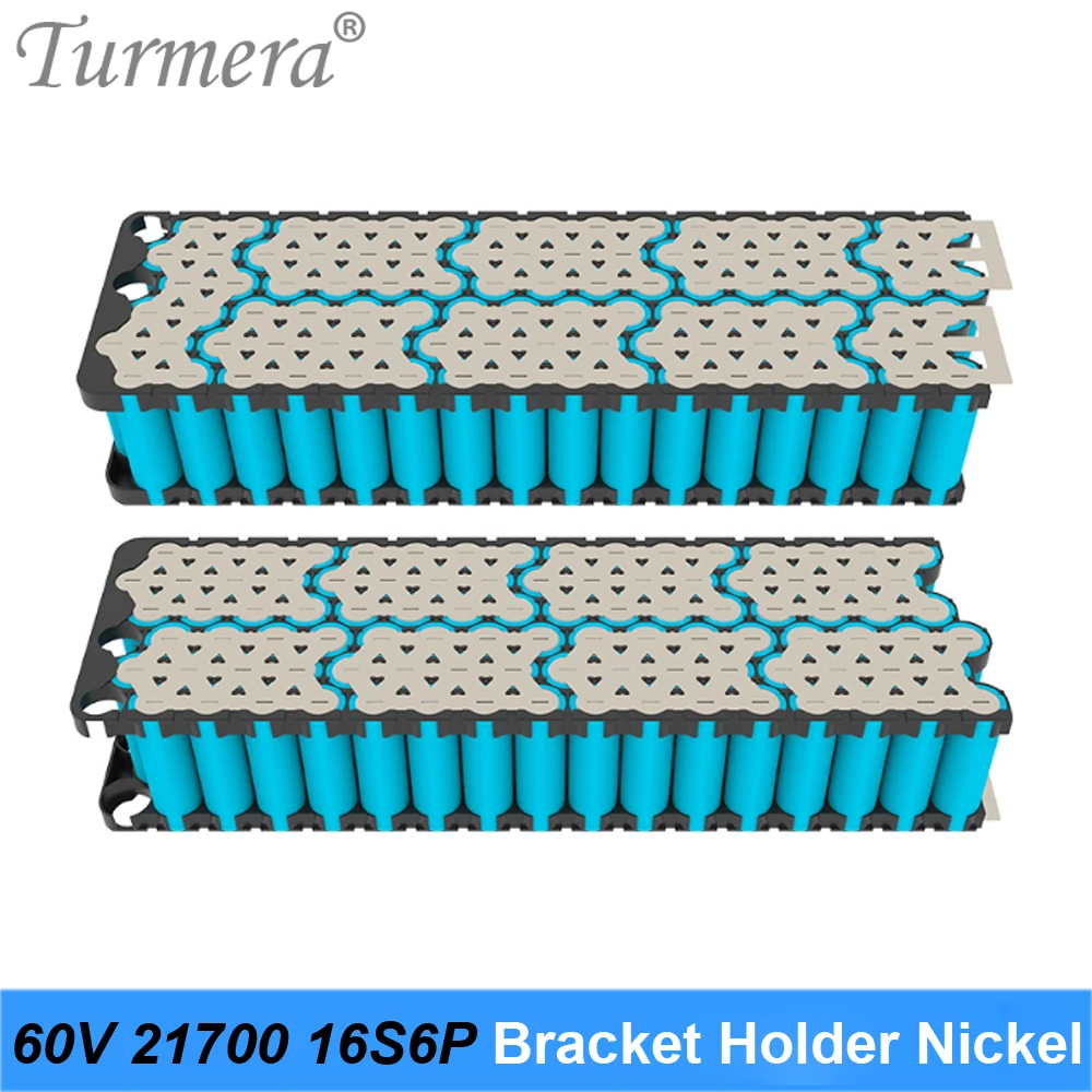 Turmera 48V 52V 60V 21700 E-Bike Batterie halter mit Nickel 13 s6p 13 s7p 13 s8p 14 s6p 14 s7p 16 s6p