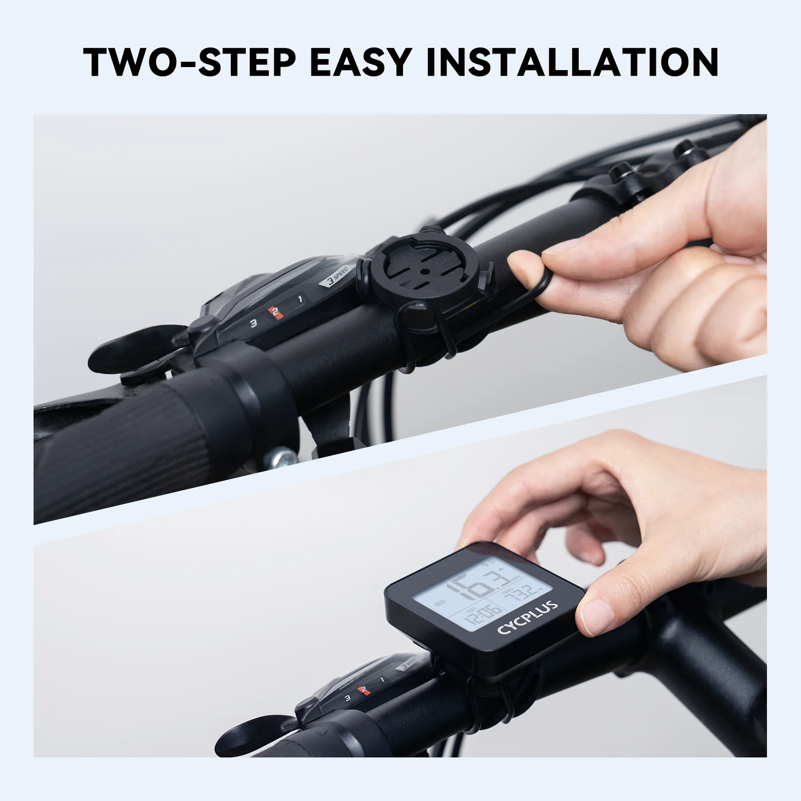 CYCPLUS G1 Fahrradcomputer GPS Tachometer Drahtloses Fahrradzubehör – Image 6