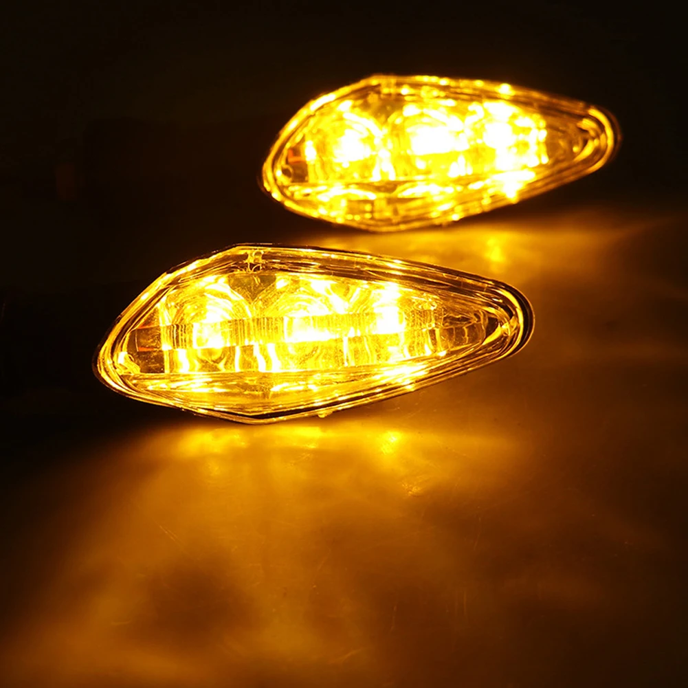 Motorrad LED-Blinker Bernsteinfarbener Blinker Wasserdichter – Bild 4