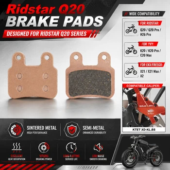 Motorrad-Scheibenbremsbeläge, halbmetallisch, für KTET XD-KL.BS EKX X21 X21 Max Bopzin Q8 M2000 Freego X2