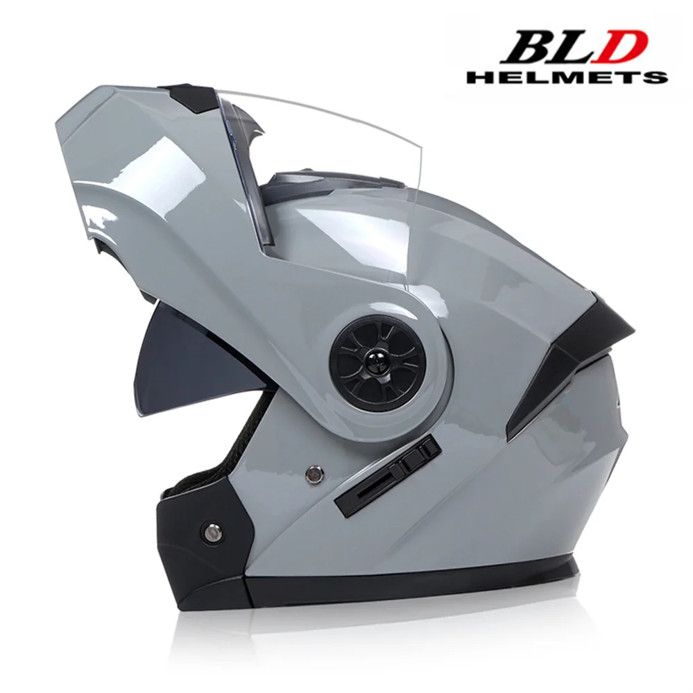 Modularer Doppellinsen-Motorradhelm, Flip-Gesichtssicherheit, Capacete Professional Four Seasons Riding, ECE