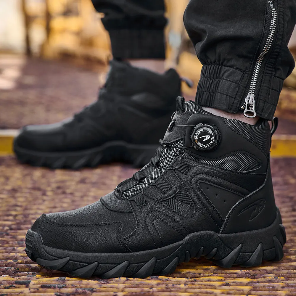 Herren Motorradstiefel Sturzsichere Rennfahrer-Straßenstiefel – Image 4