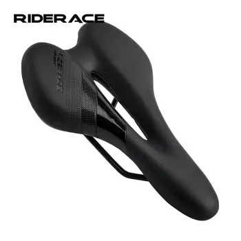 Fahrrad Sattel Hohl MTB Mountain Road Fahrrad Sitz Für Männer Frauen PU Leder Schwamm Komfortable Weiche
