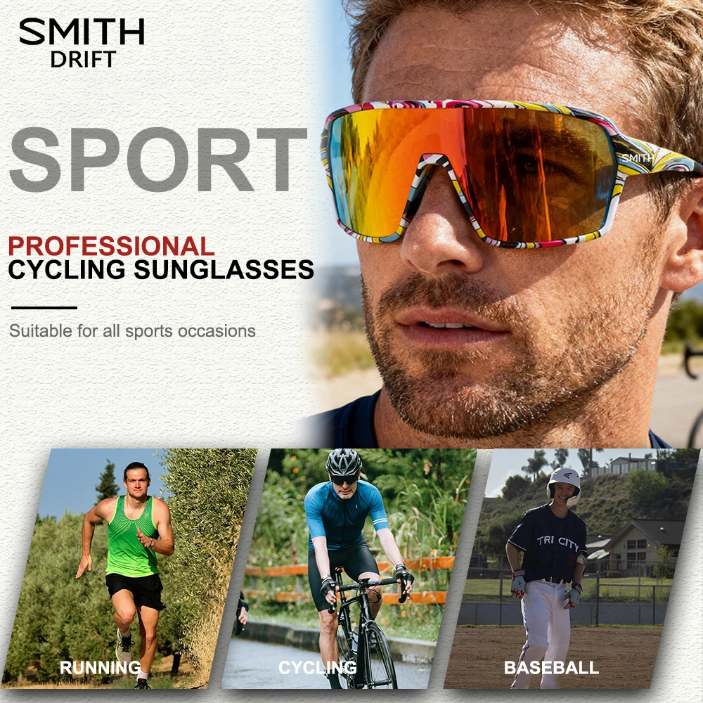 Marke Polarisierte Sonnenbrille Radfahren Gläser Mode für Männer Photochrome Frauen Fahrrad Straße Fahrrad