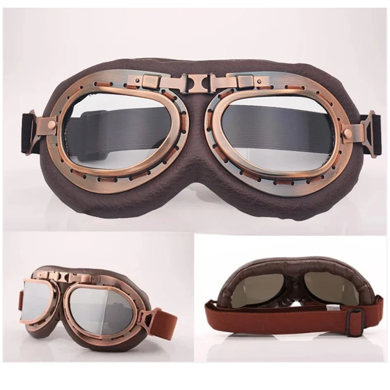 Weichrahmige Motorradbrille Retro Vintage Winddicht Staubdicht – Image 3