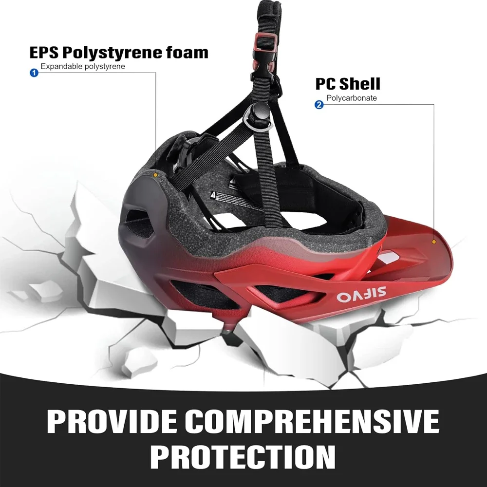 Mountainbike-Helm für Erwachsene, leichter MTB-Fahrradhelm für Herren – Bild 4