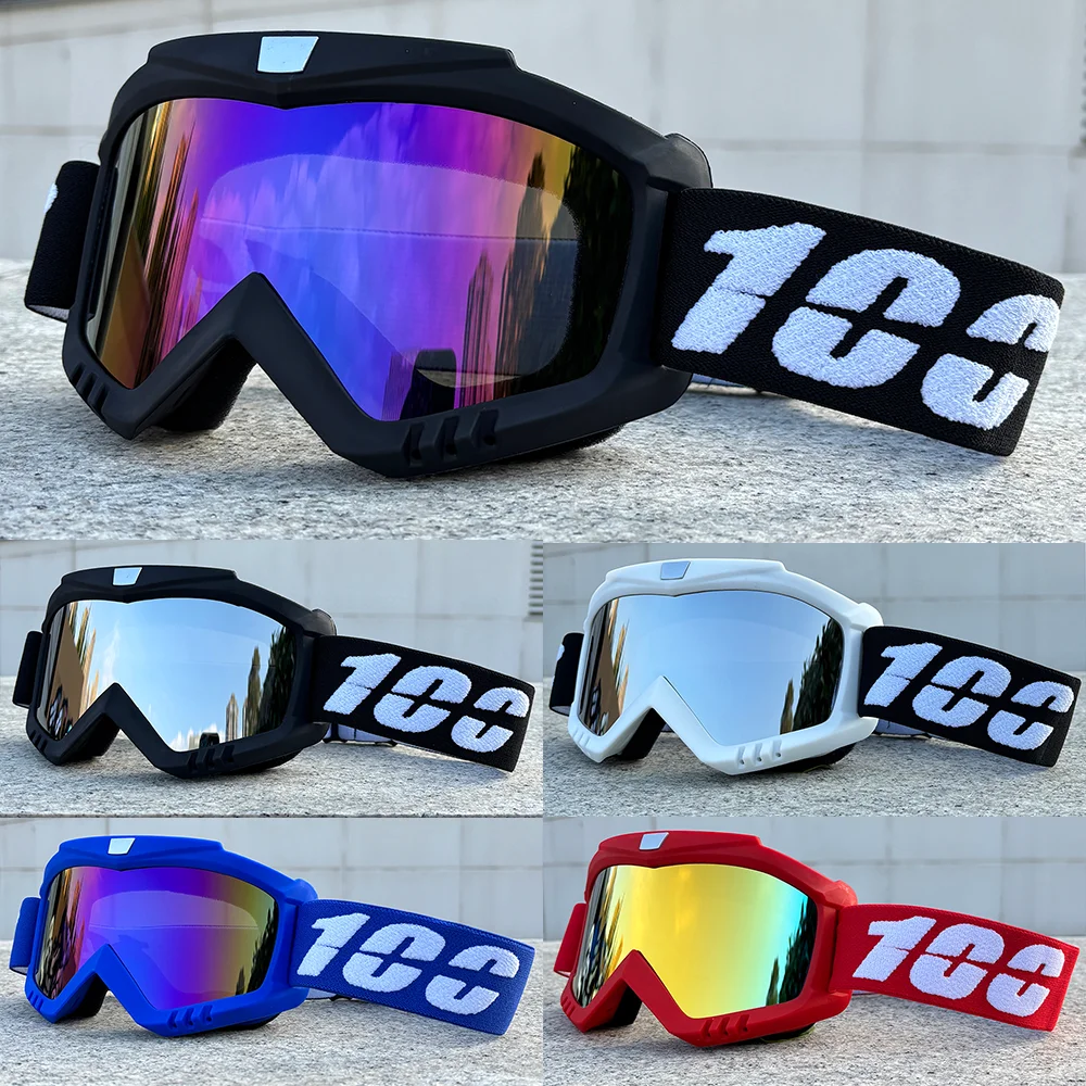 Winddichte Schutzbrille Motorrad Outdoor-Sport Sonnenbrille Eyewear Reiten Motocross Ski Sommer UV-Schutz