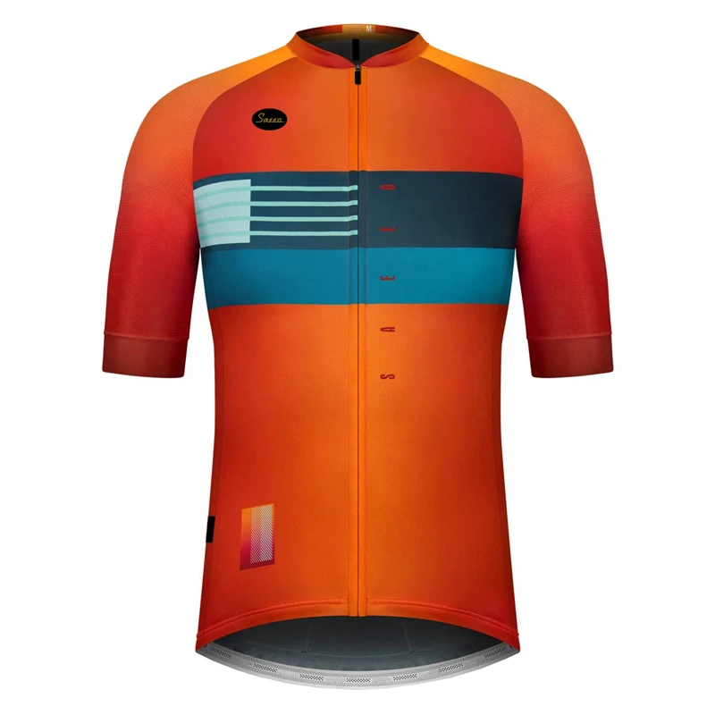 Herren Pro-Team Fahrradbekleidung Kurzarm Ropa Ciclismo – Immagine 5