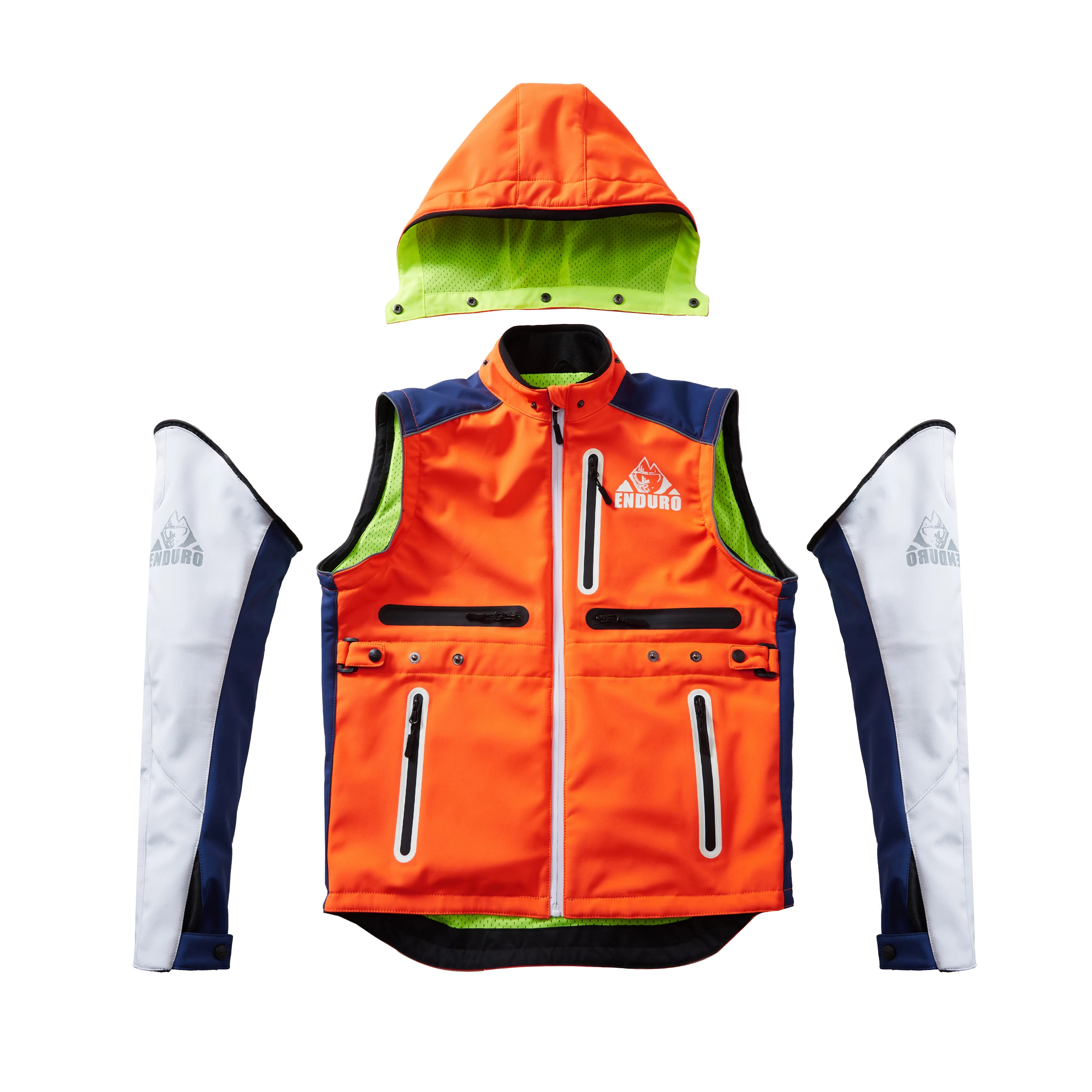 Winddichte, warme Offroad-Jacke, Motorrad-Renn-Offroad-Jacke – Immagine 5
