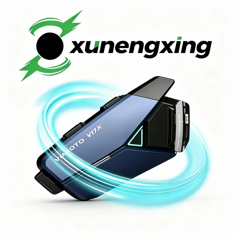 Motorradhelm-Bluetooth-Headset, integriertes Intercom-System, kabellose Basisstation, Gruppendialog für 16