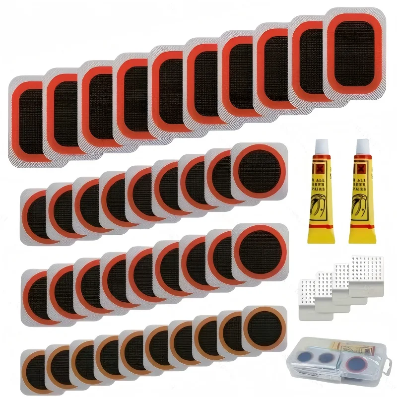 Innenrohr Punktion Patch Fahrrad Reifen Schlauch Patches Reifen Reparatur Kit Gummi Kleber Ventil Hebel Reifen