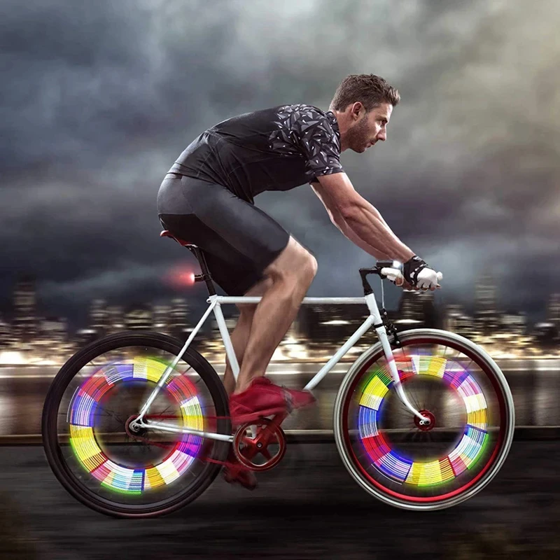 Beutel Fahrrad-Speichen-Reflektoraufkleber Warnstreifen DIY (12 Stück) – Bild 6