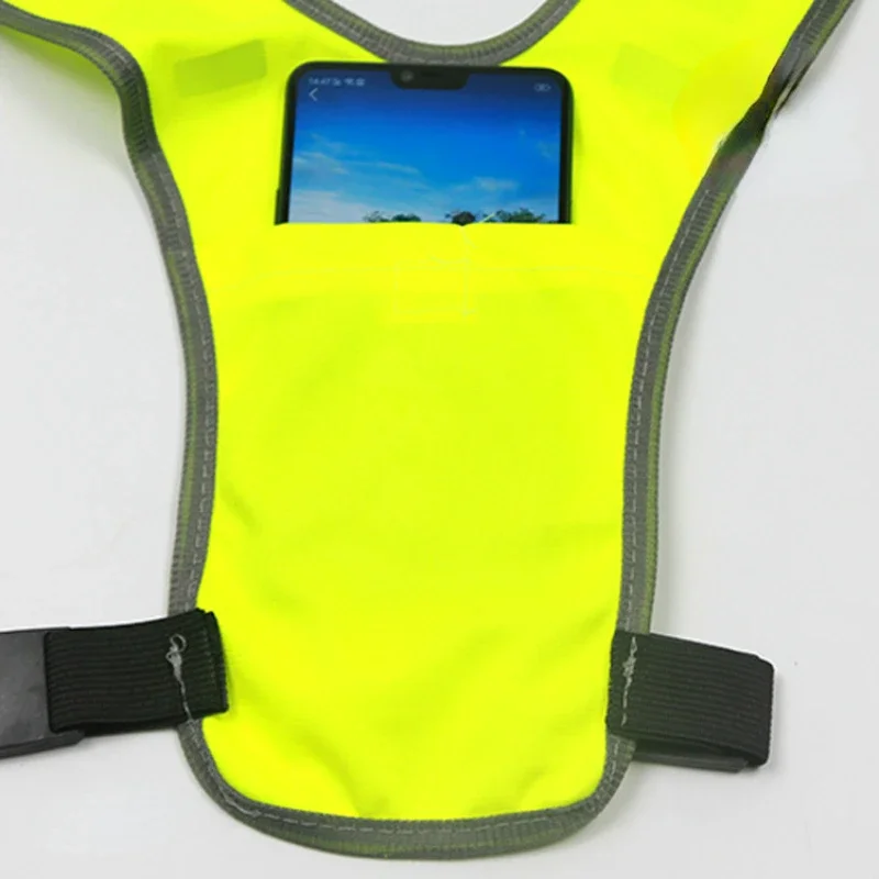 Reflektierende Fahrradweste, Hochsichtbare Sicherheitsjacke – Image 4