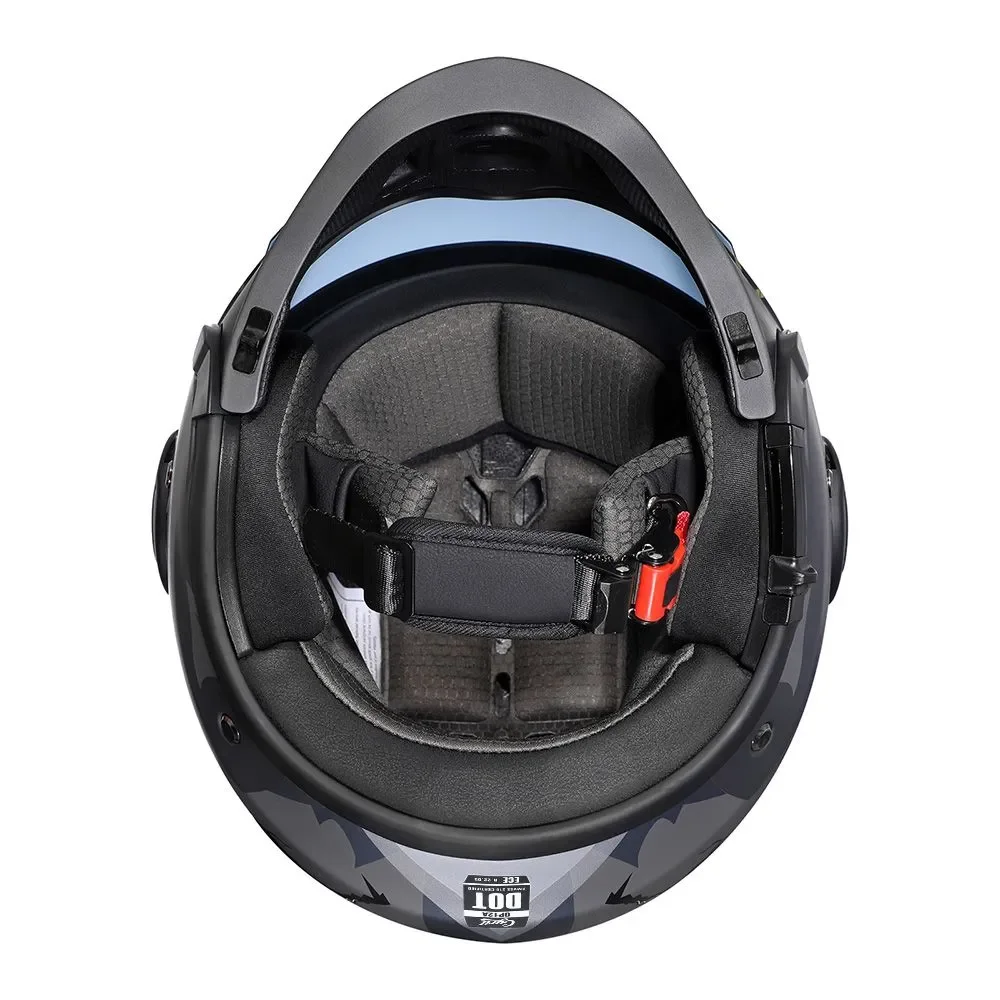 CYRIL Motorradhelm Integralhelm Jethelme 3/4 Herren Damen Modularer – Bild 4